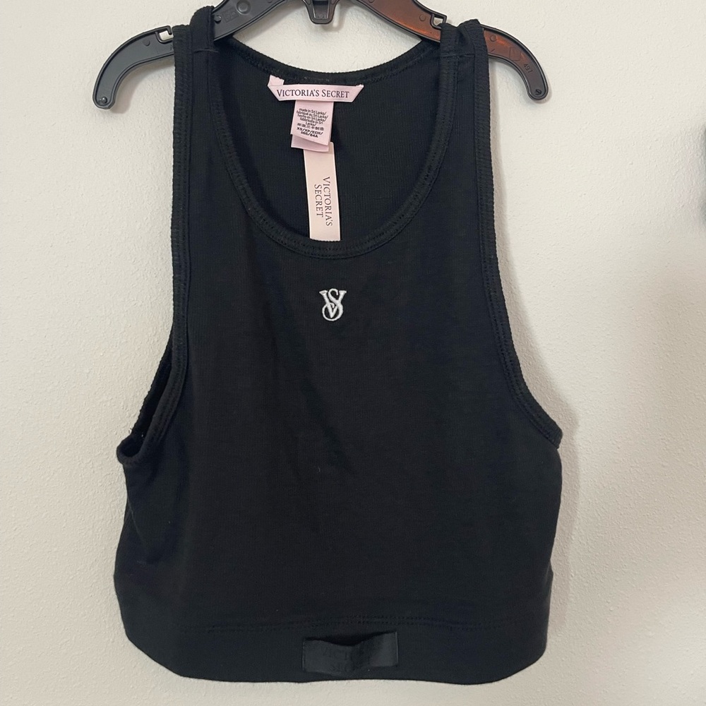 Victoria's Secret Black Ribbed Top